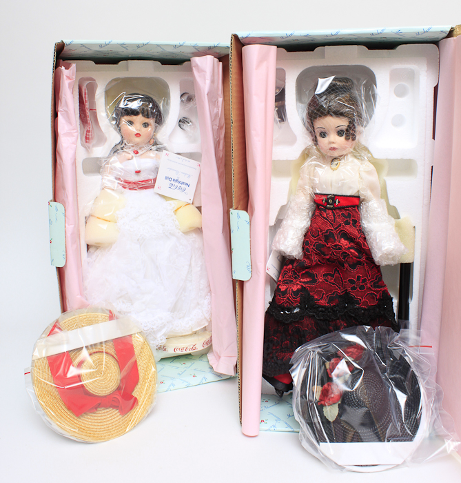 Coca-Cola Madame Alexander Porcelain Dolls