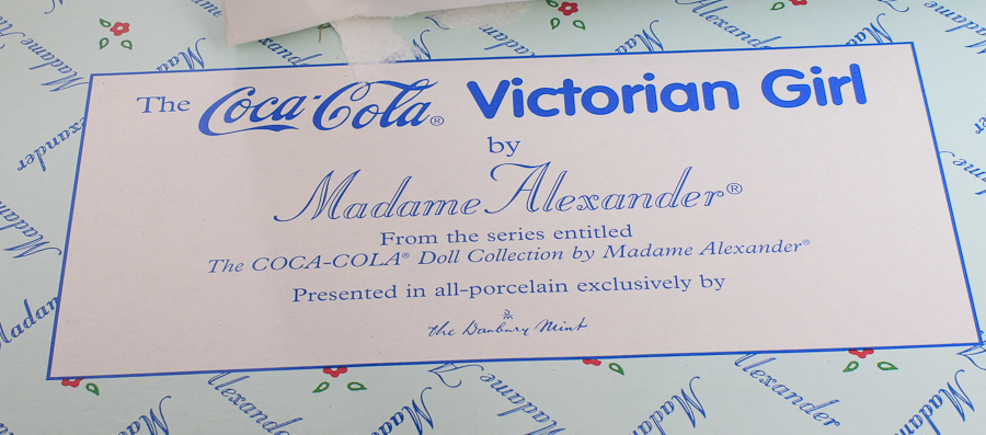 Coca-Cola Madame Alexander Porcelain Dolls