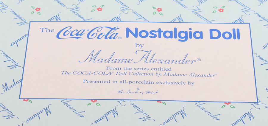 Coca-Cola Madame Alexander Porcelain Dolls