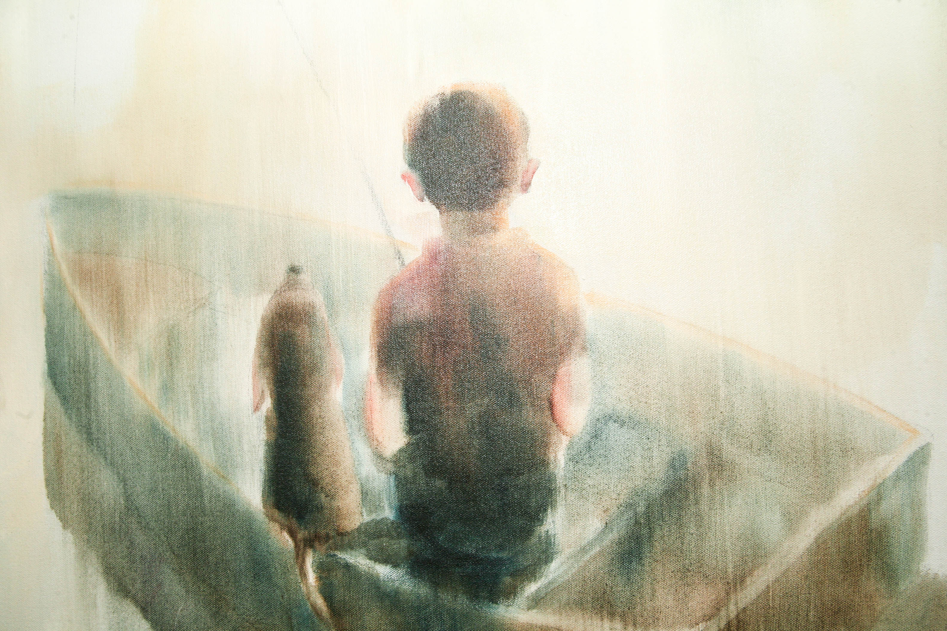 Signed Watercolor by F. Money