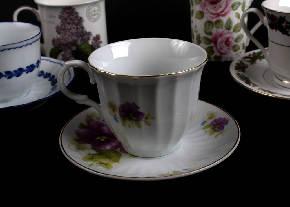 China Teacups and Saucers
