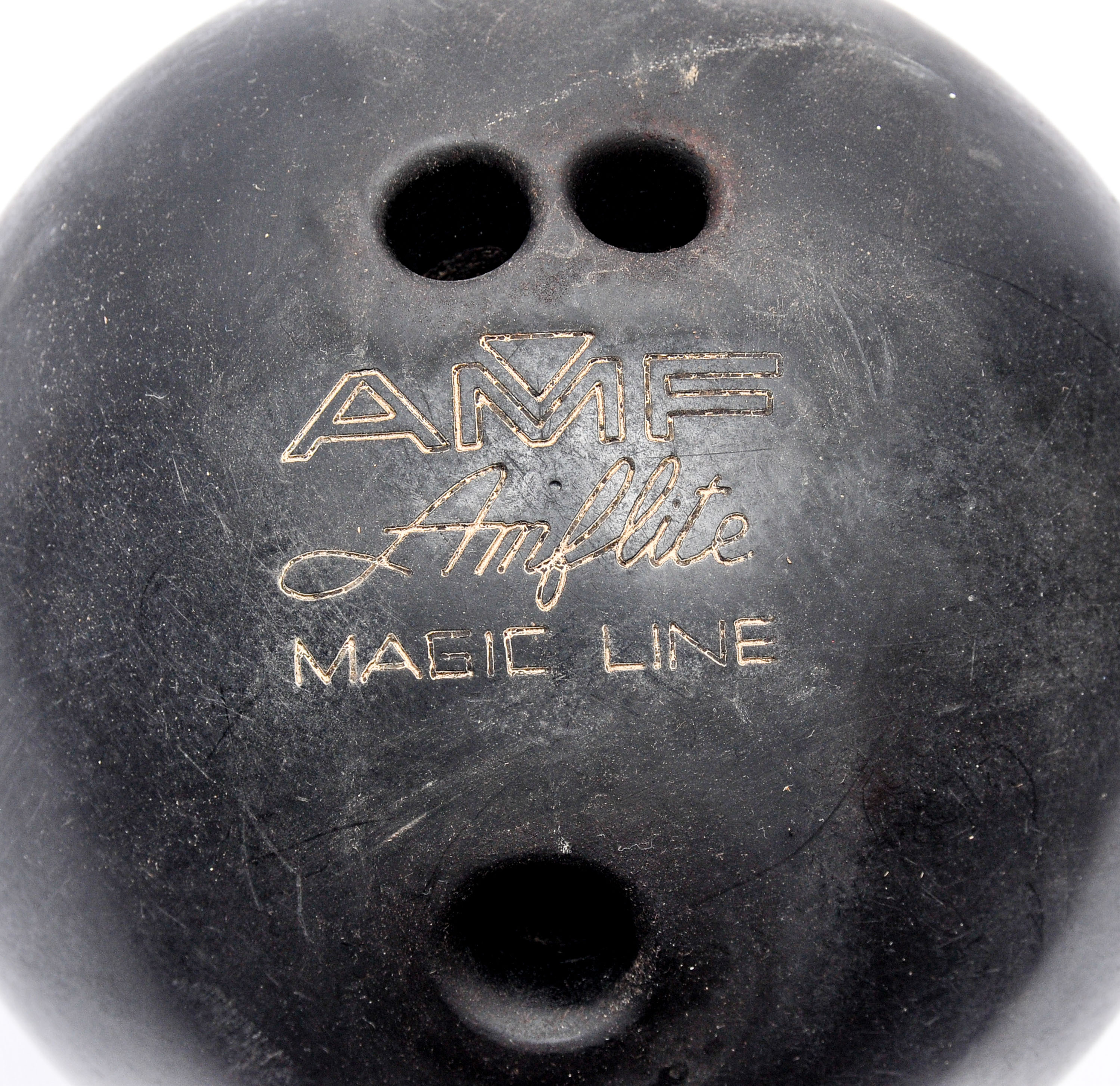 Vintage Bowling Ball and Bag