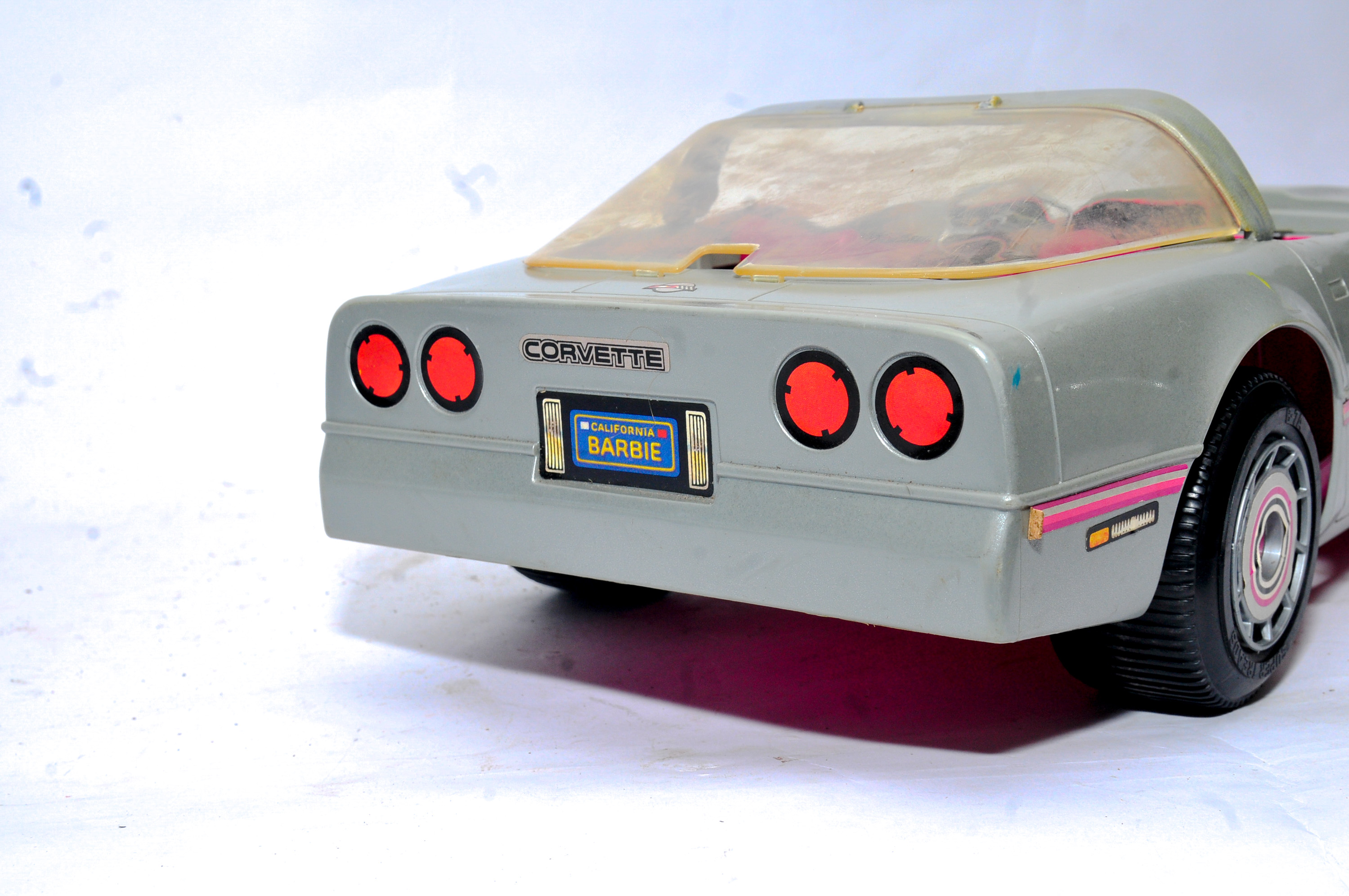 Vintage Barbie Corvette and Ferrari Cars