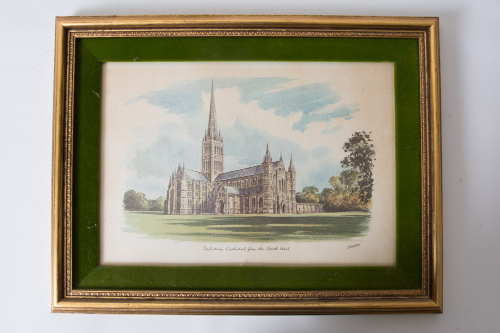 Grouping of Framed European Prints