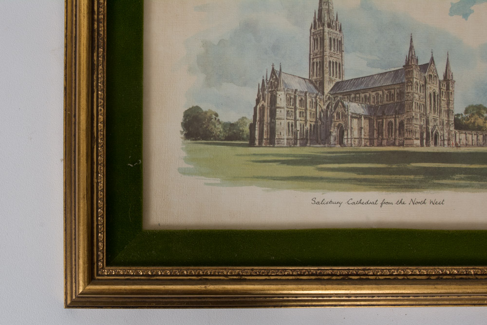 Grouping of Framed European Prints