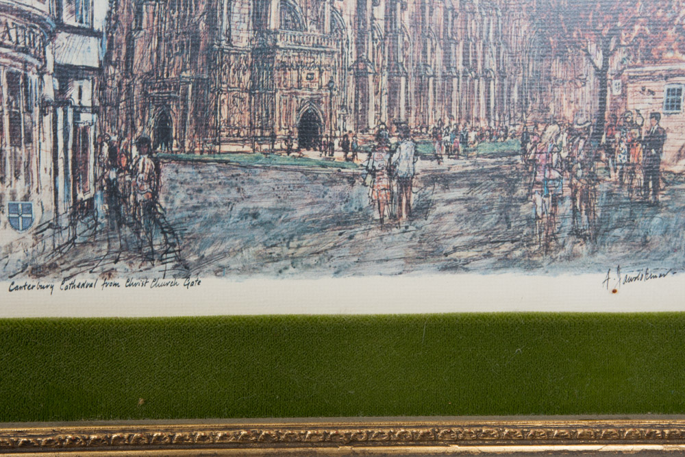 Grouping of Framed European Prints