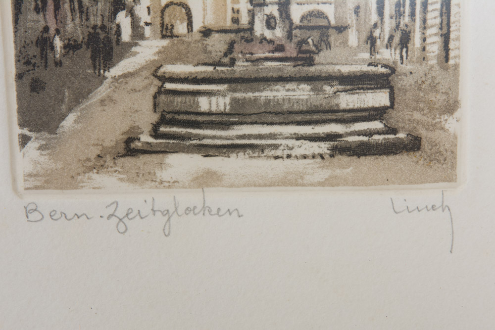 Grouping of Framed European Prints