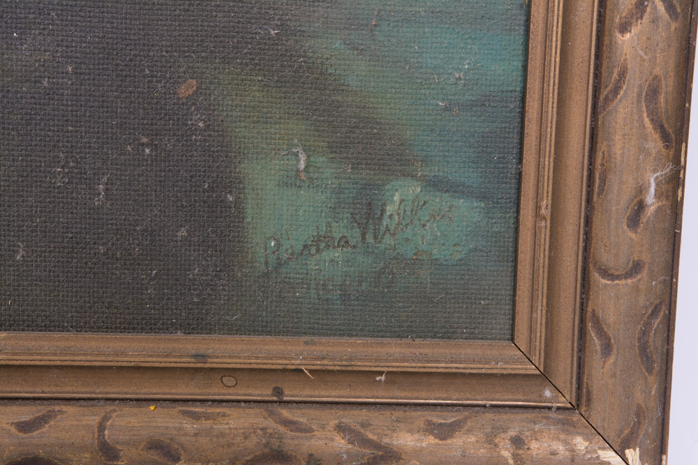 Collection of Framed Floral Paintings