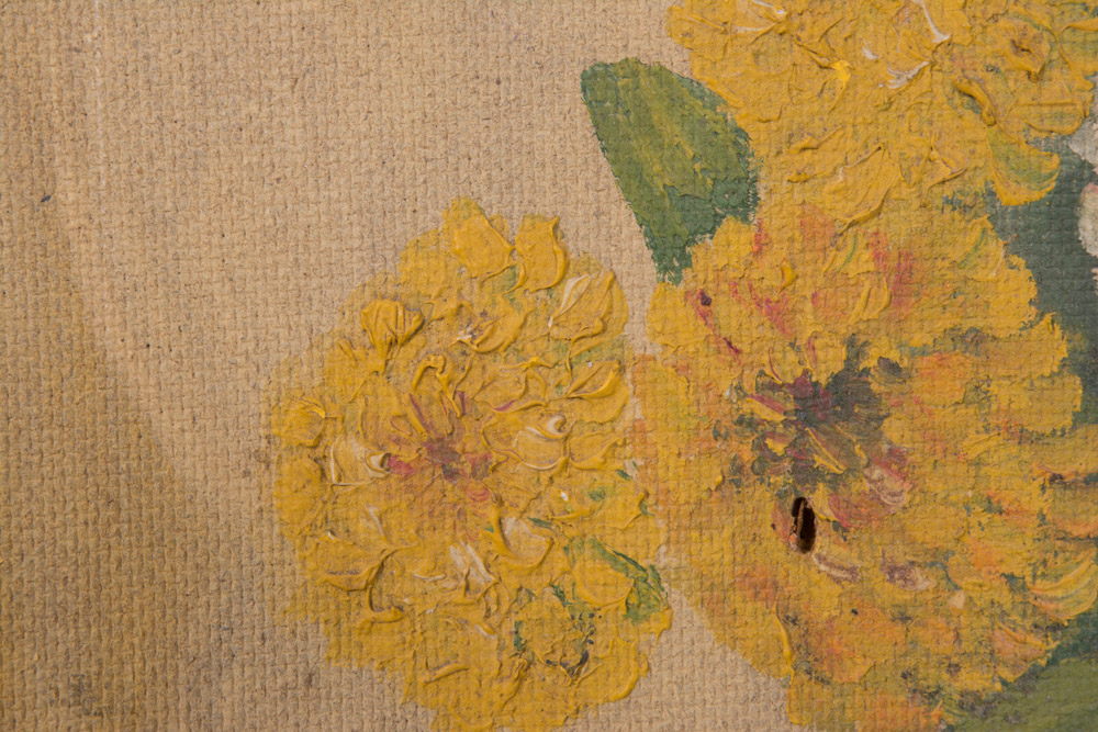 Collection of Framed Floral Paintings