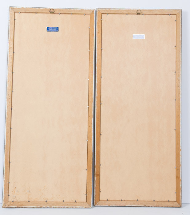 Pair of Brass Rubbings