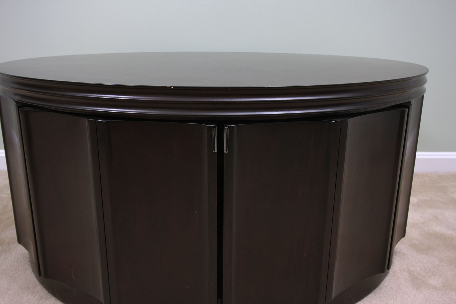 Round Storage Coffee Table