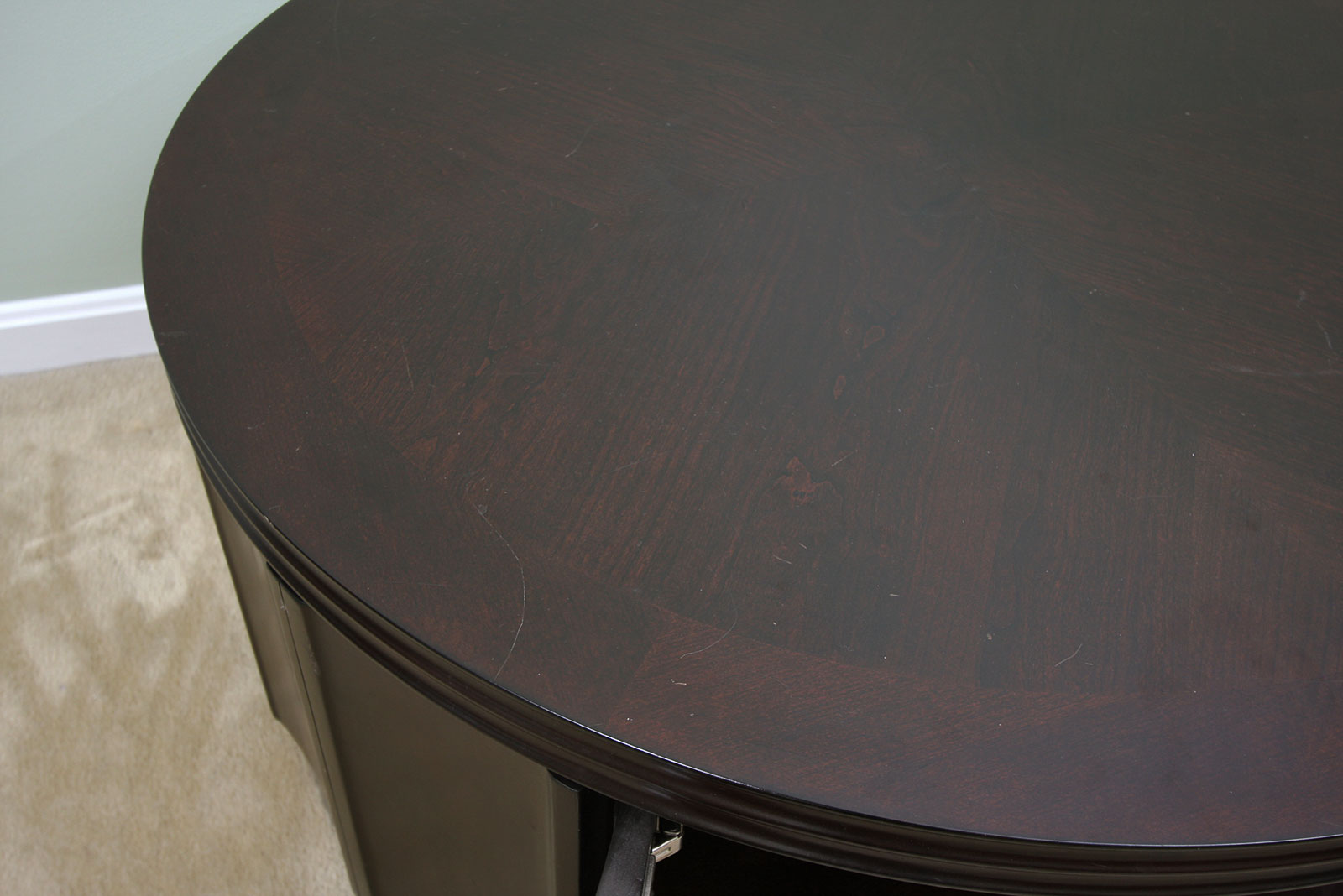 Round Storage Coffee Table