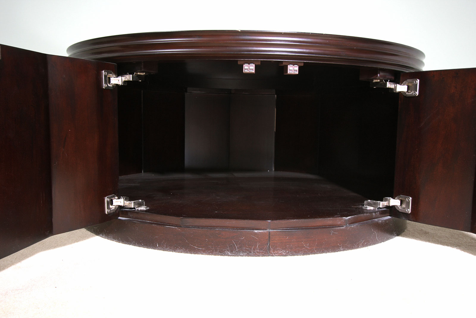 Round Storage Coffee Table