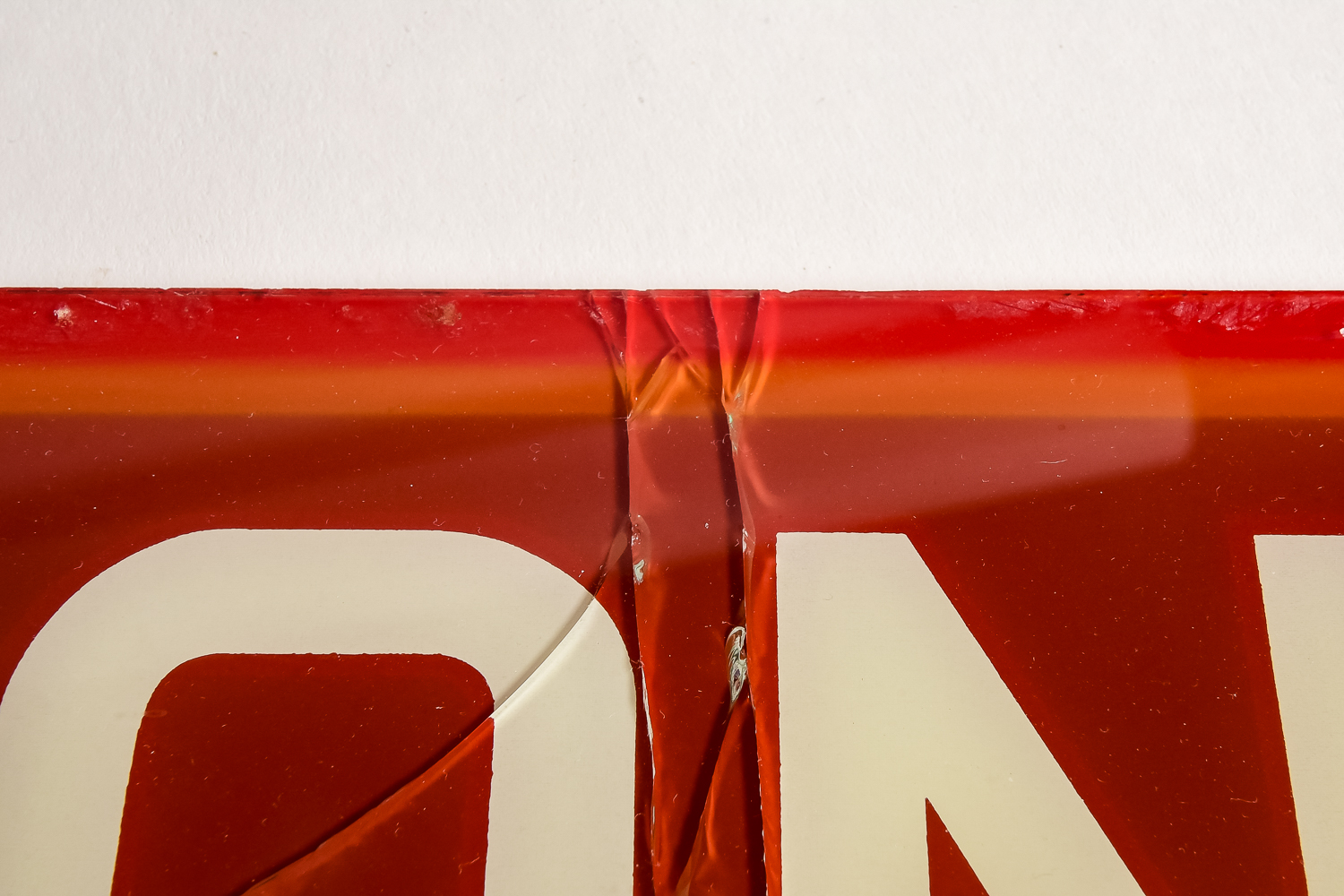 Glass Vintage Phone Booth Signs