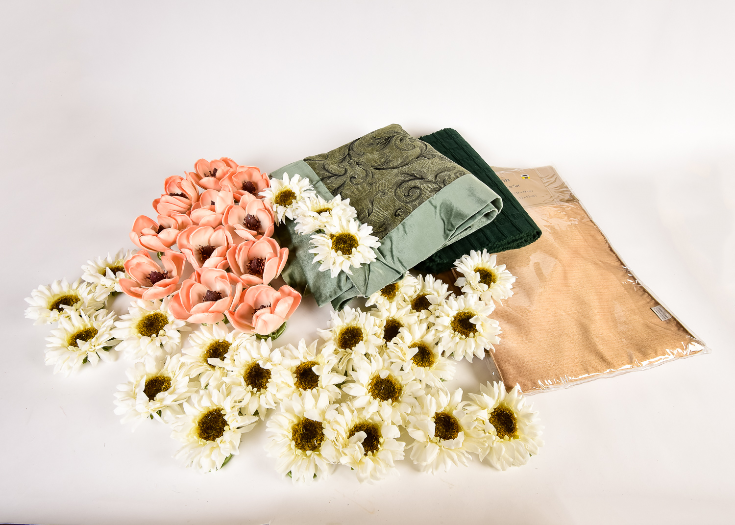 Linens and Fabric Flower Napkin Rings