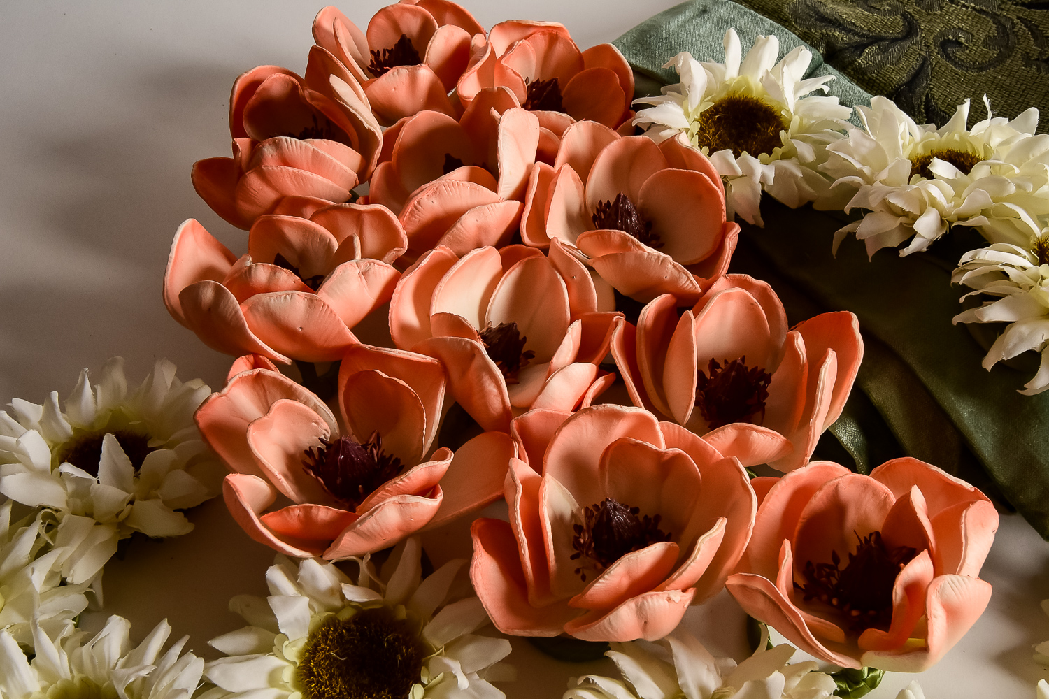 Linens and Fabric Flower Napkin Rings