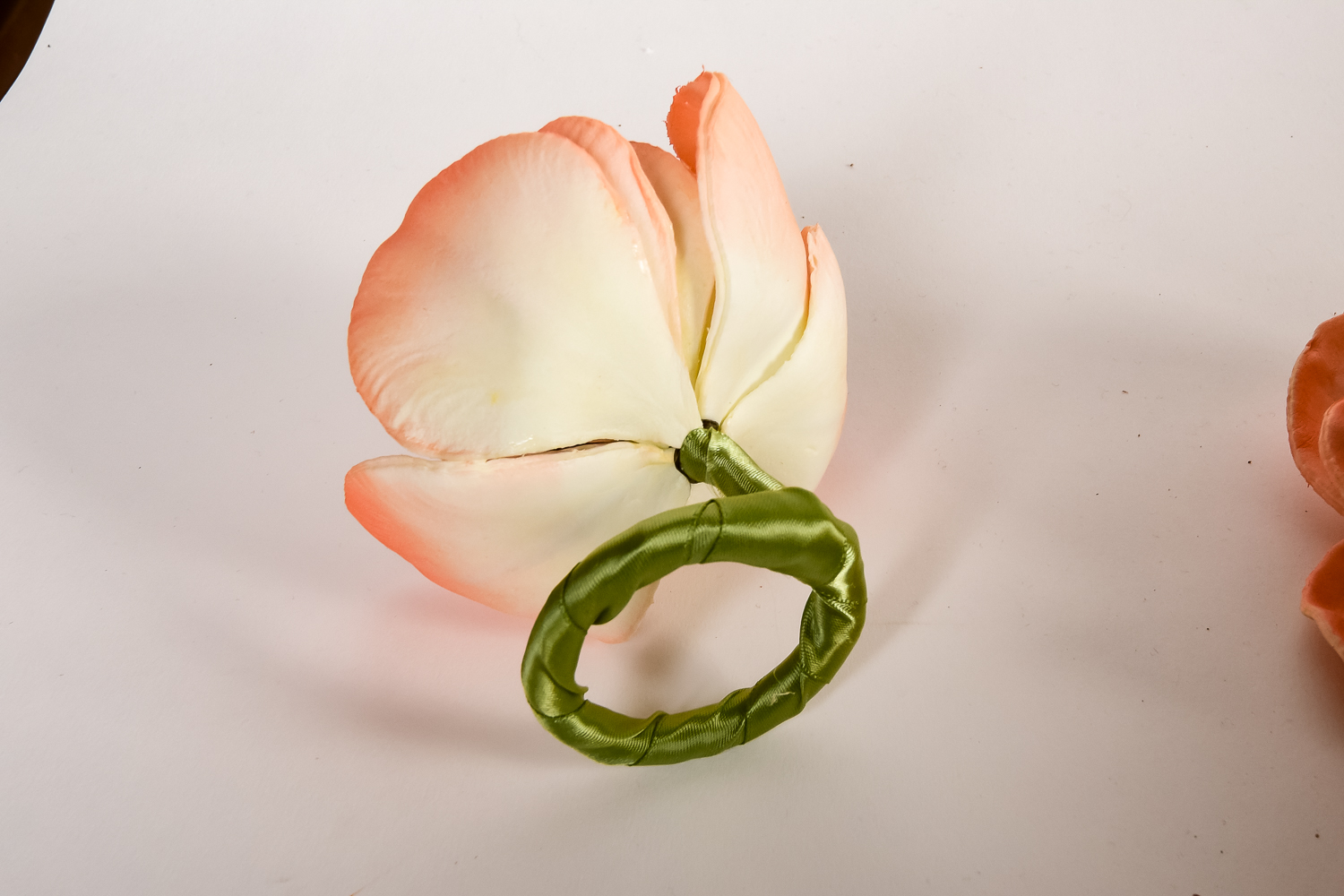 Linens and Fabric Flower Napkin Rings