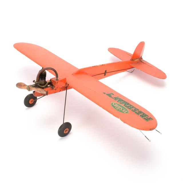 Vintage gas shop powered model airplanes