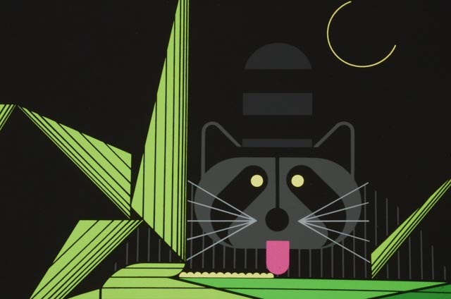 Charley Harper Signed Limited Edition Serigraph "Cornprone"