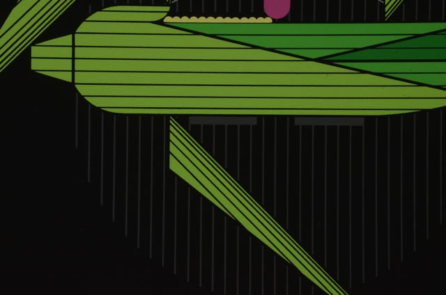 Charley Harper Signed Limited Edition Serigraph "Cornprone"