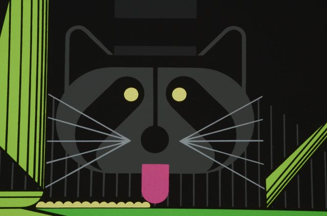 Charley Harper Signed Limited Edition Serigraph "Cornprone"