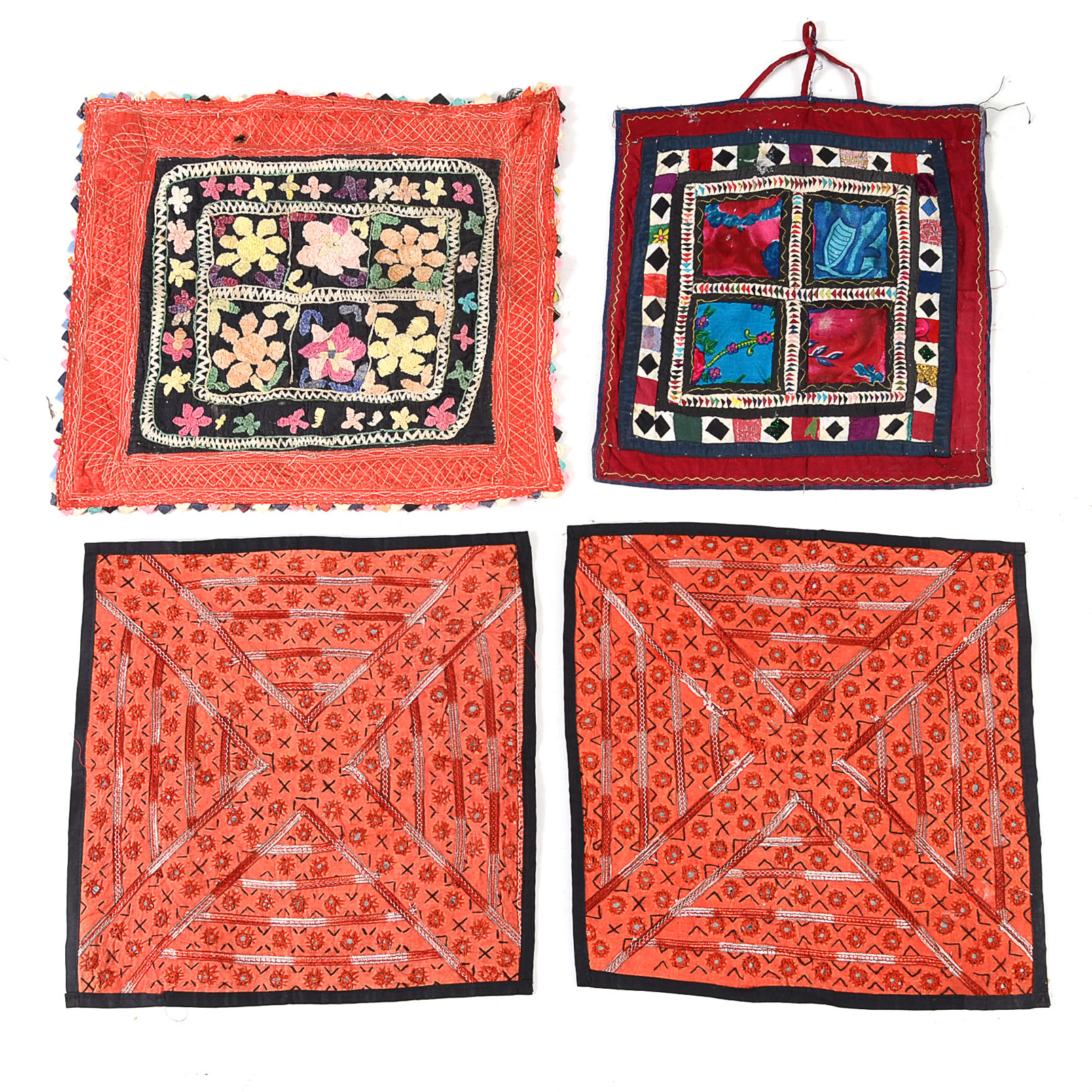 Four Small Middle Eastern Textiles
