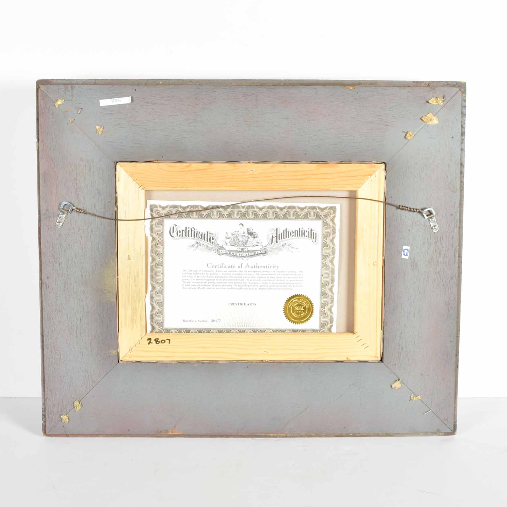 Original Oil Painting on Canvas of Hummingbirds and Flowers