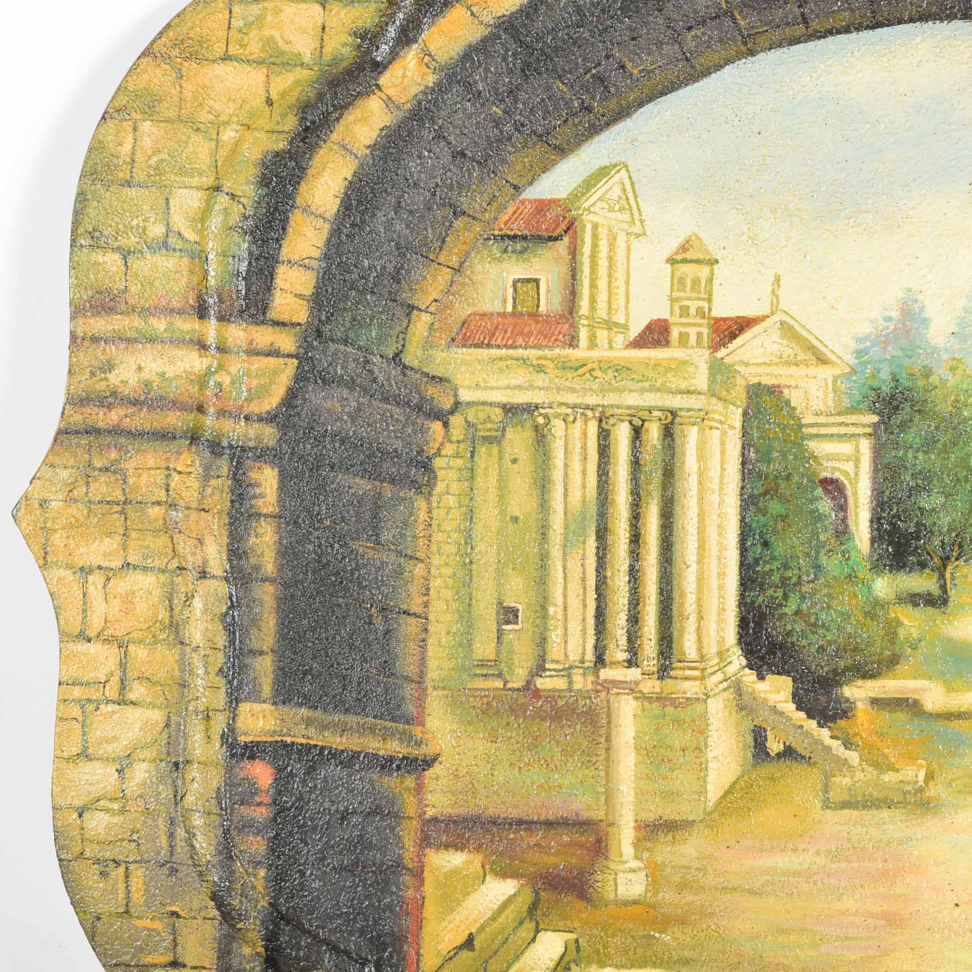 Hand Painted Metal Tray