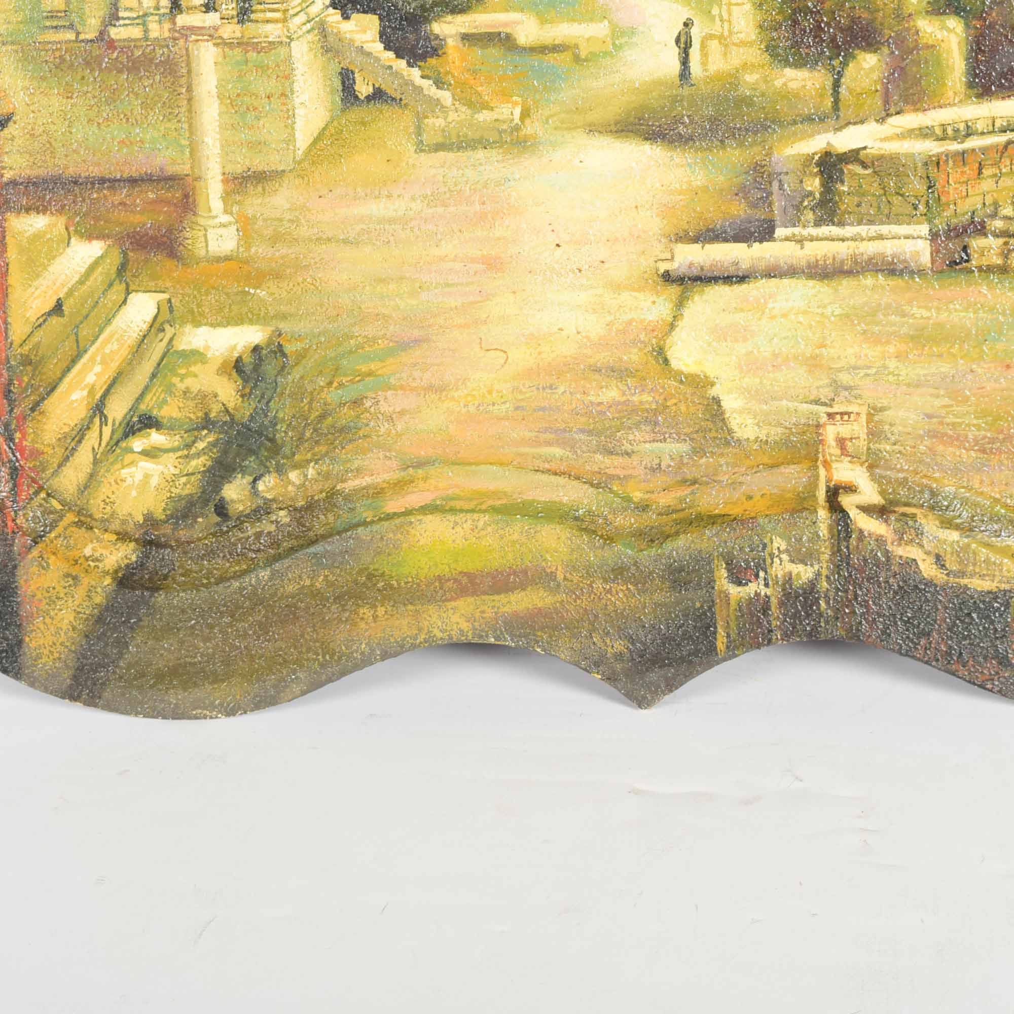 Hand Painted Metal Tray