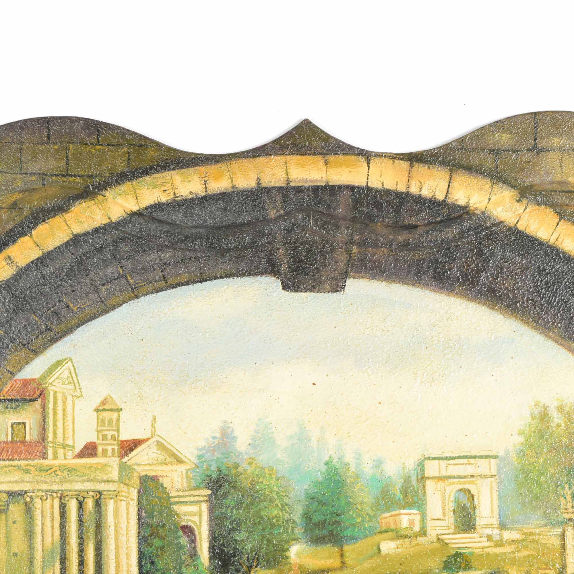 Hand Painted Metal Tray