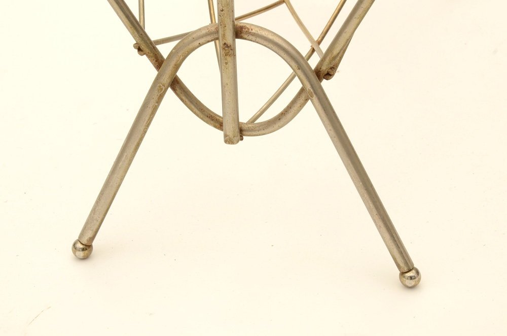 Mid-Century Metal Magazine Rack