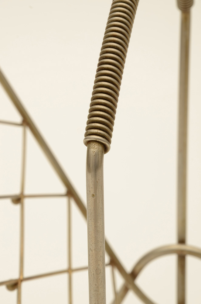 Mid-Century Metal Magazine Rack