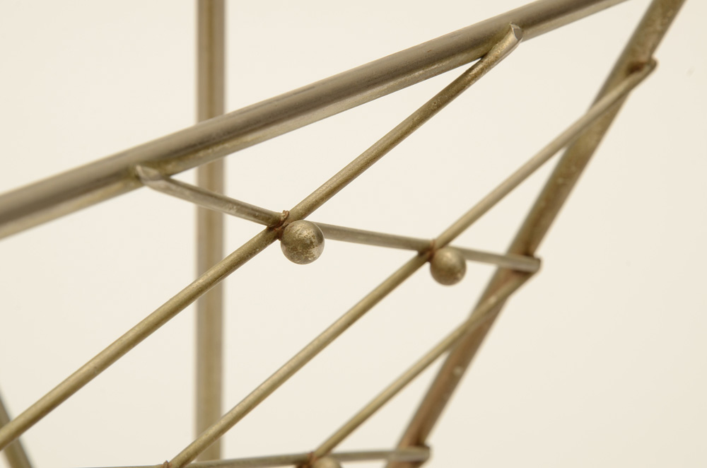 Mid-Century Metal Magazine Rack