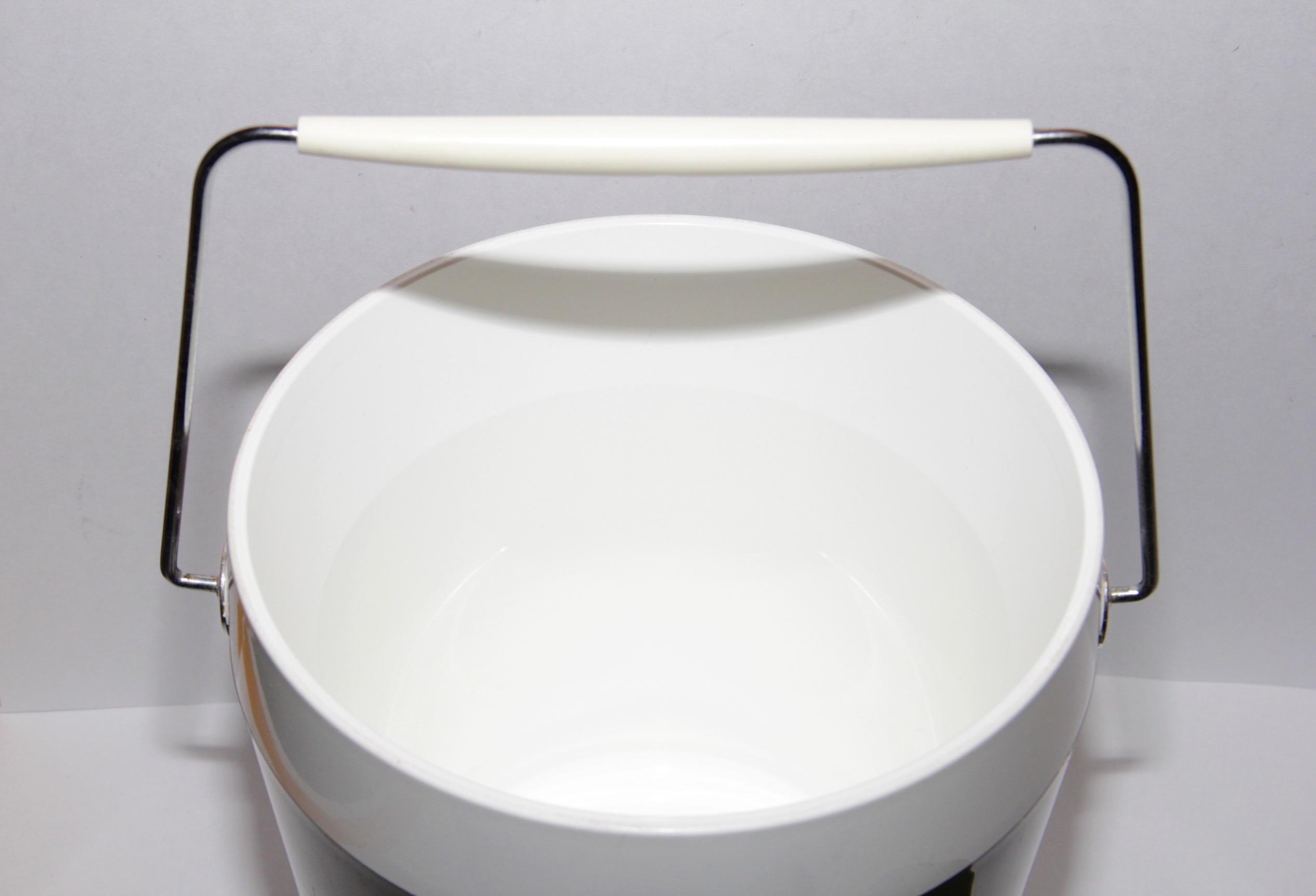 Vintage Olive Green Ice Bucket