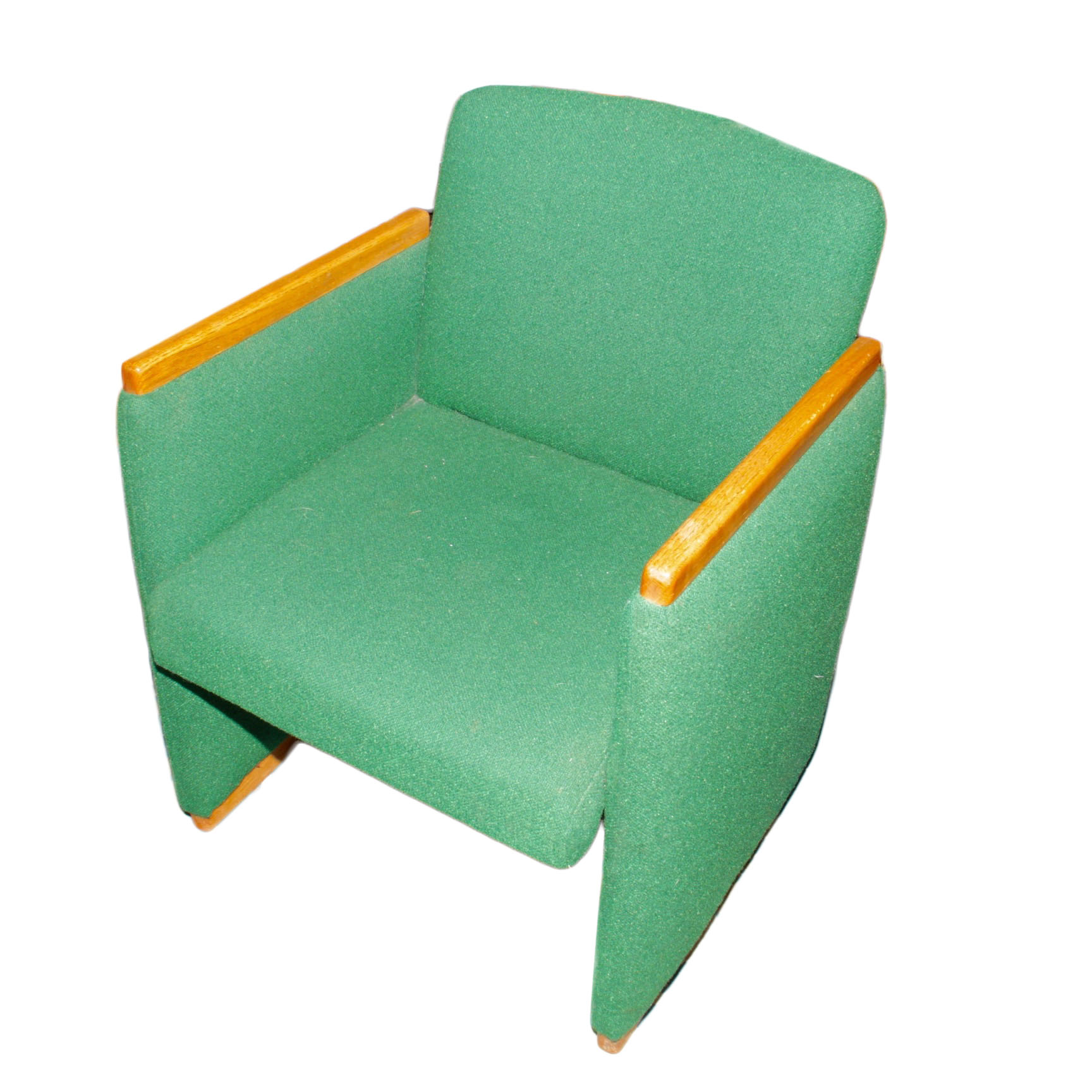 Vintage Green Upholstered Chair