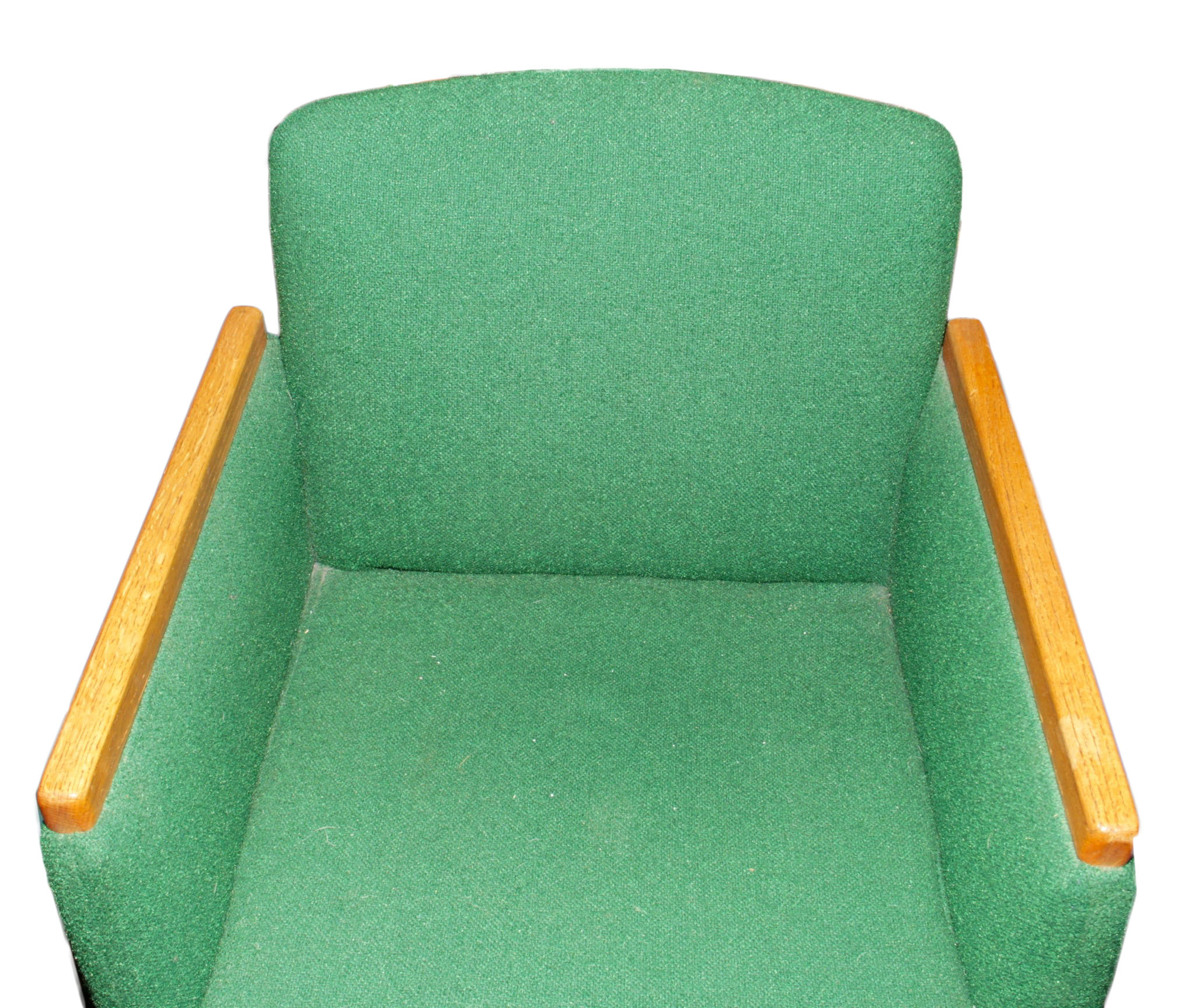 Vintage Green Upholstered Chair