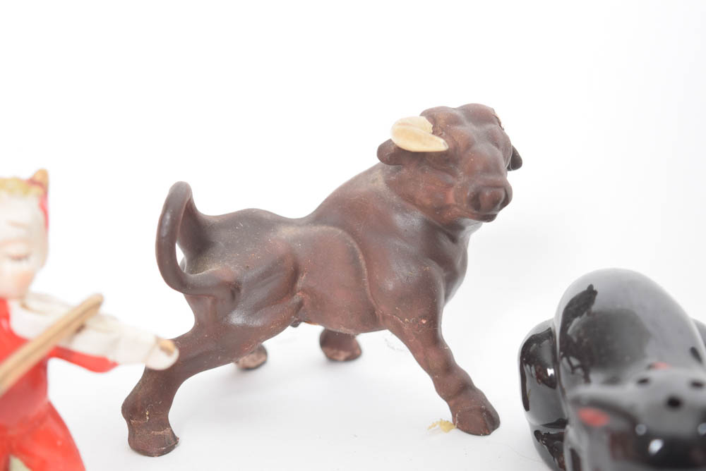 Collection of Vintage Ceramic Salt and Pepper Shakers