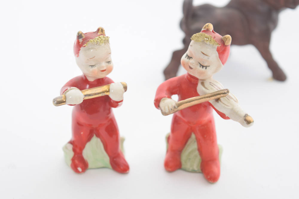 Collection of Vintage Ceramic Salt and Pepper Shakers