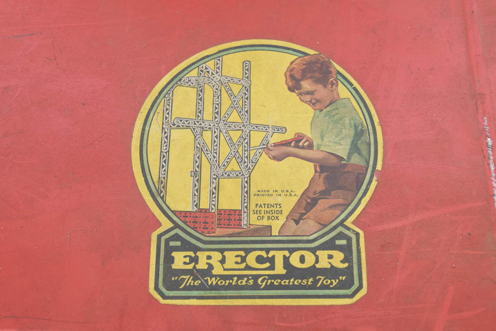 1950s A.C. Gilbert Company 8 1/2 Erector Set