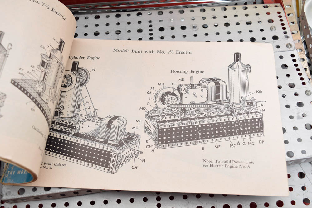 1950s A.C. Gilbert Company 8 1/2 Erector Set