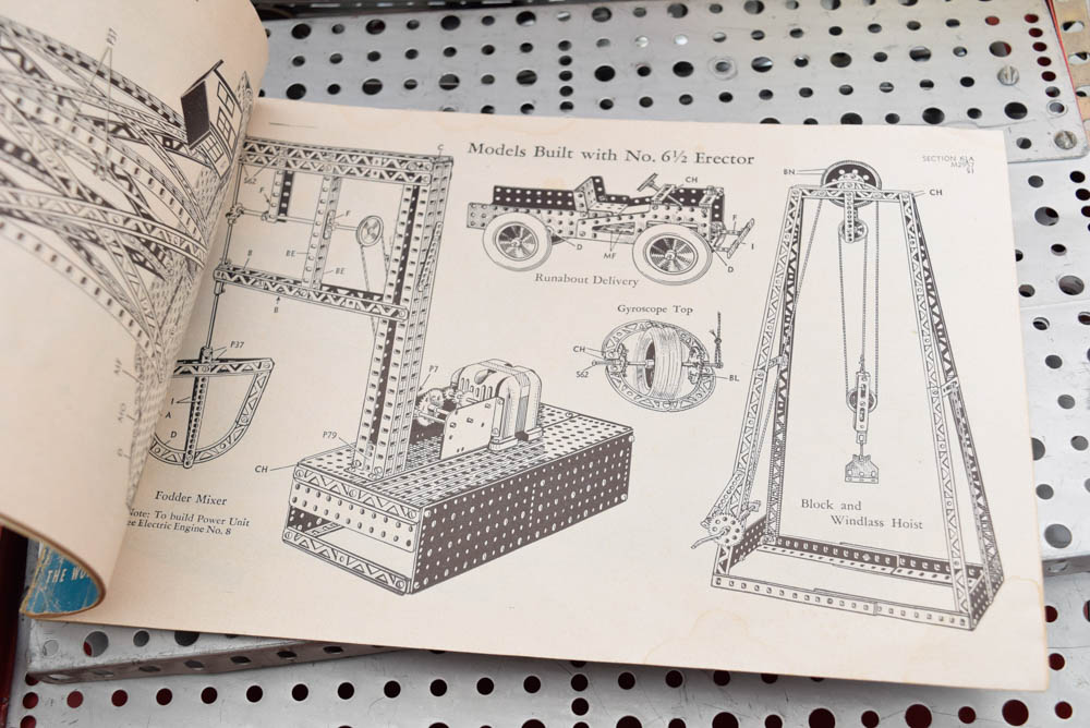 1950s A.C. Gilbert Company 8 1/2 Erector Set
