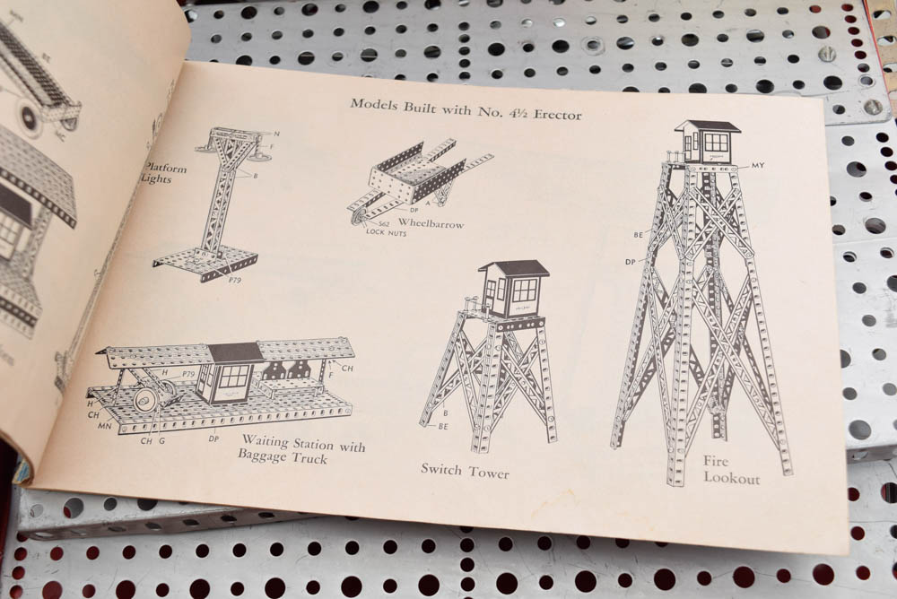 1950s A.C. Gilbert Company 8 1/2 Erector Set