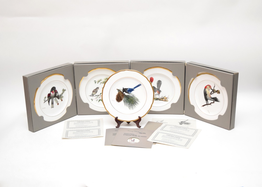 Five Ray Harm For Spode Collector Songbird Plates