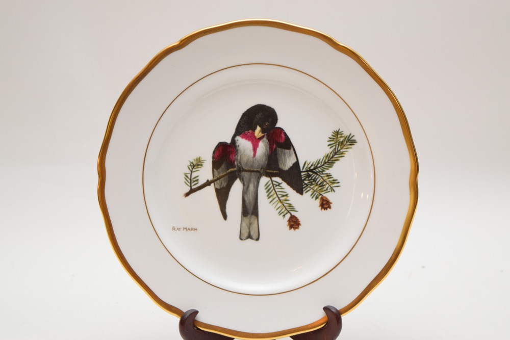 Five Ray Harm For Spode Collector Songbird Plates