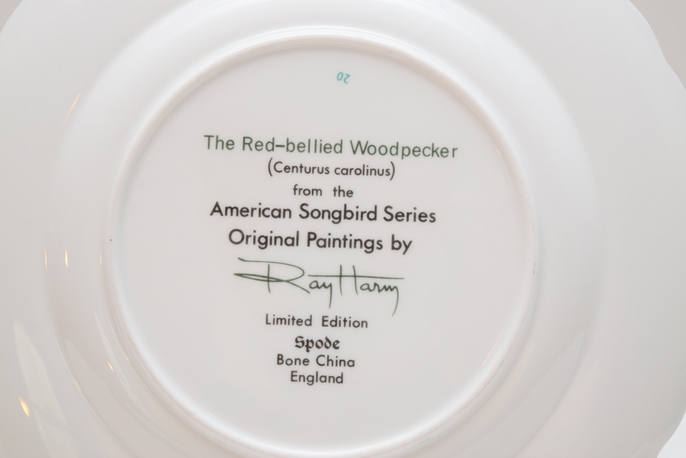 Five Ray Harm For Spode Collector Songbird Plates