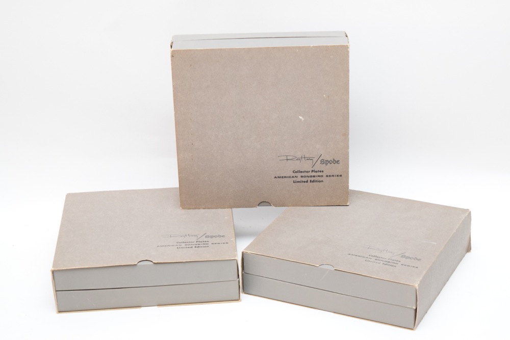 Five Ray Harm For Spode Collector Songbird Plates