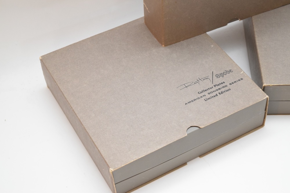 Five Ray Harm For Spode Collector Songbird Plates