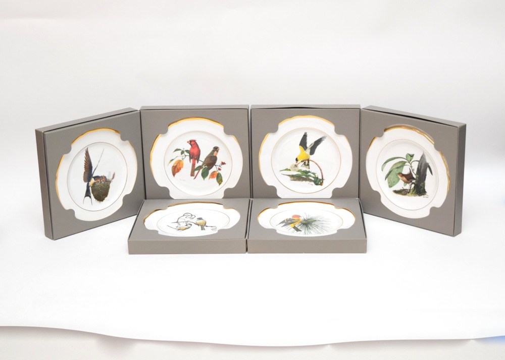 Six Ray Harm for Spode Collector Songbird Plates