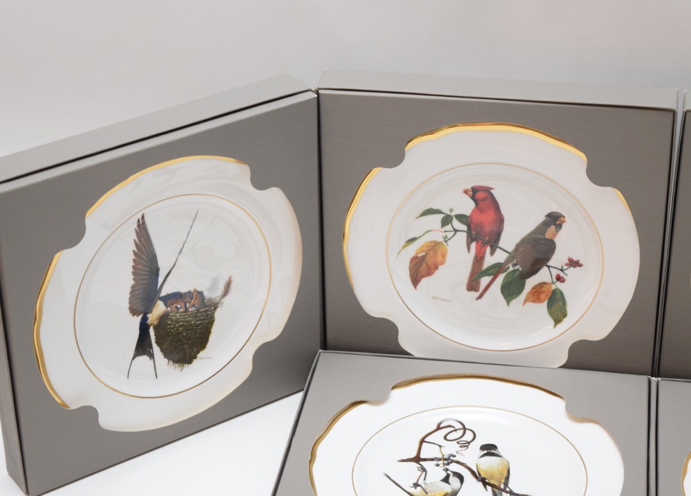 Six Ray Harm for Spode Collector Songbird Plates