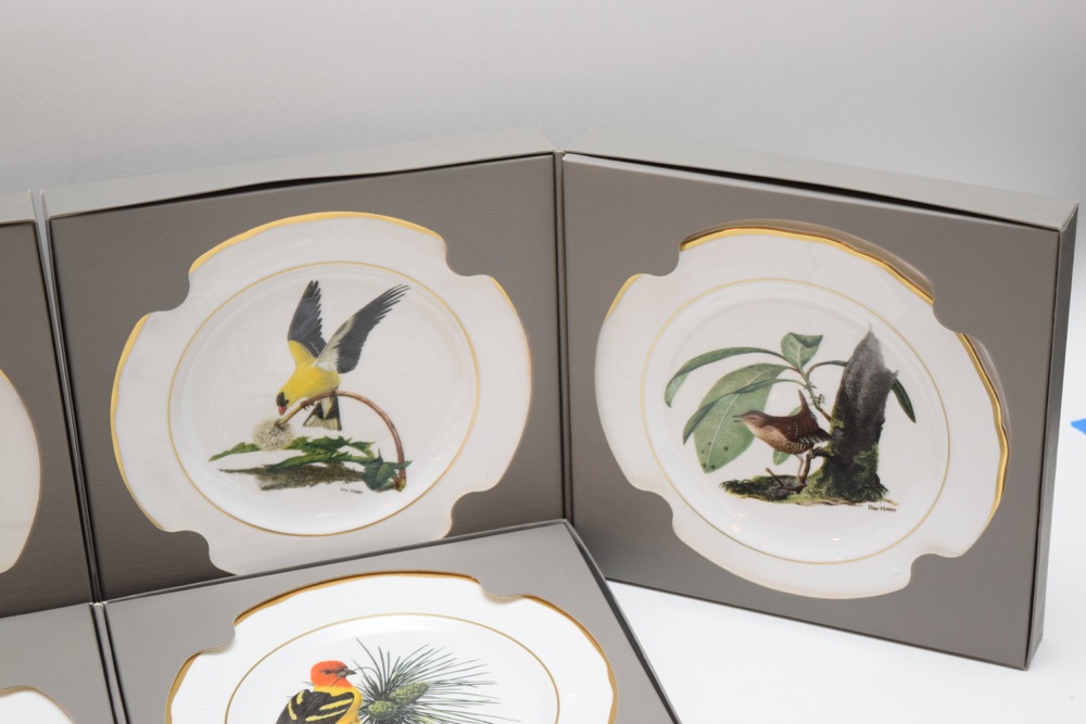 Six Ray Harm for Spode Collector Songbird Plates